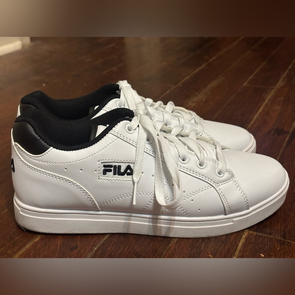 FILA West Naples White and Black Sneakers